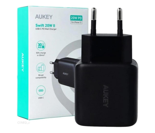 Aukey Ładowarka USB-C PD 20W - 1220086 - zdjęcie 2